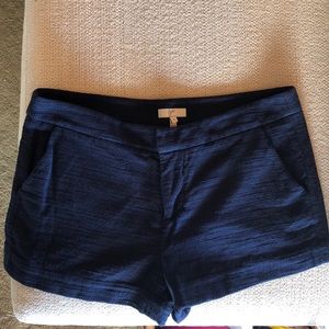 Navy blue Joie linen shorts
